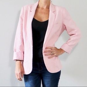 Joie Pink linen Blazer